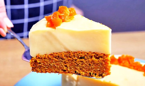 Морковный торт с заварным кремом