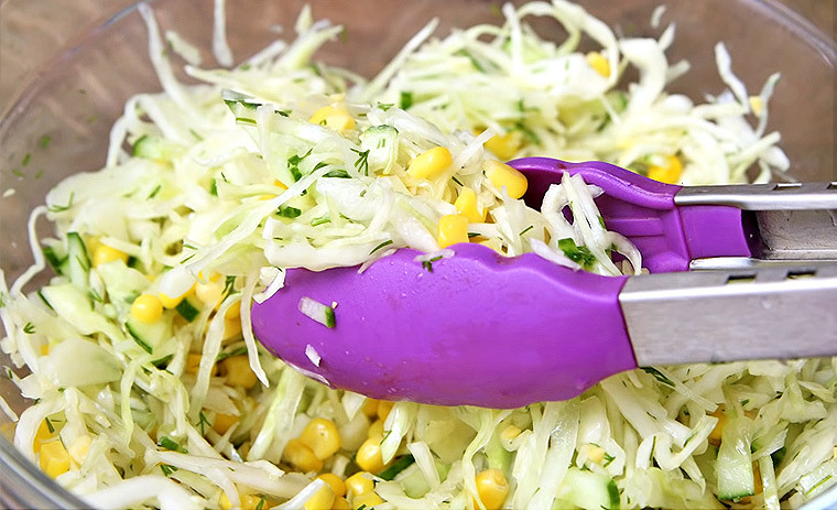 18 лучших ПП салатов с капустой ➝ диетические рецепты