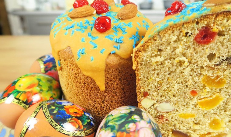Пасхальный кулич без дрожжей