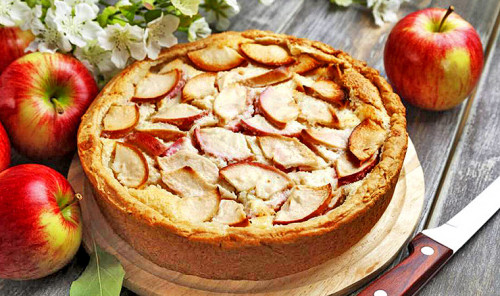 Яблочный пирог - подборка низкокалорийных рецептов